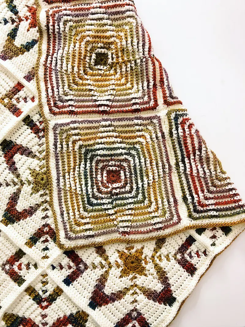 Crochet Kit - Autumn Stars Afghan 2