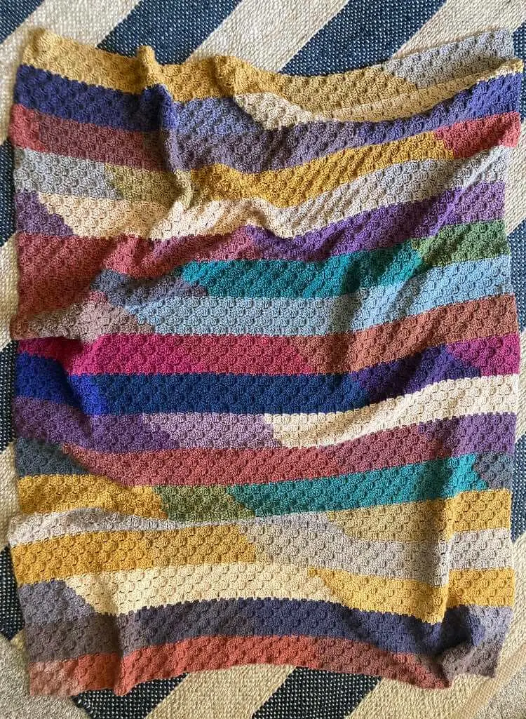 Crochet Kit - Autumn Sunset Blanket 1