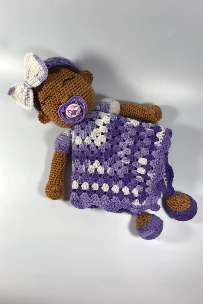 Crochet Kit - “Baby Hugs” Crochet Lovey 1
