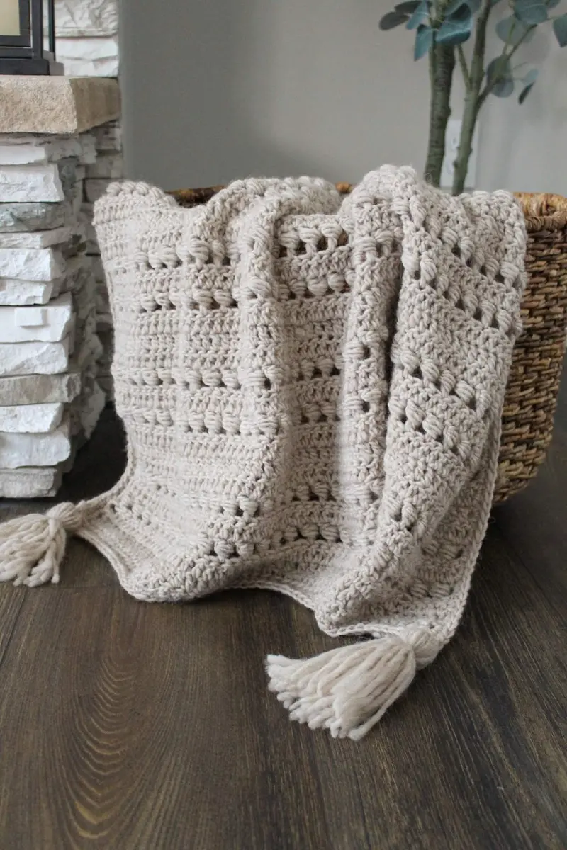 Crochet Kit - Beadboard Blanket 1