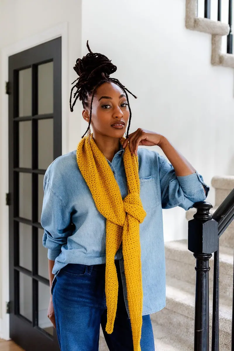 Crochet Kit - Bernie Scarf Trio 1
