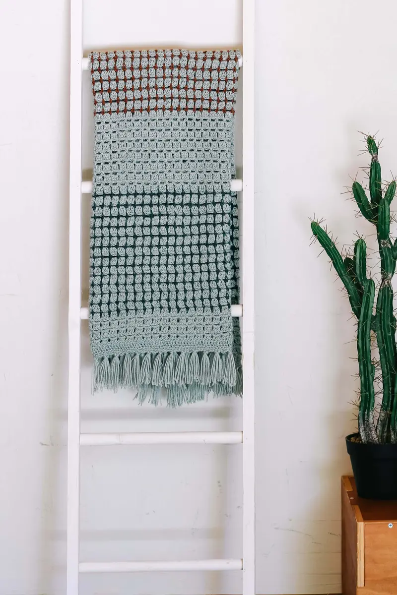 Crochet Kit - Block Stitch Blanket 1