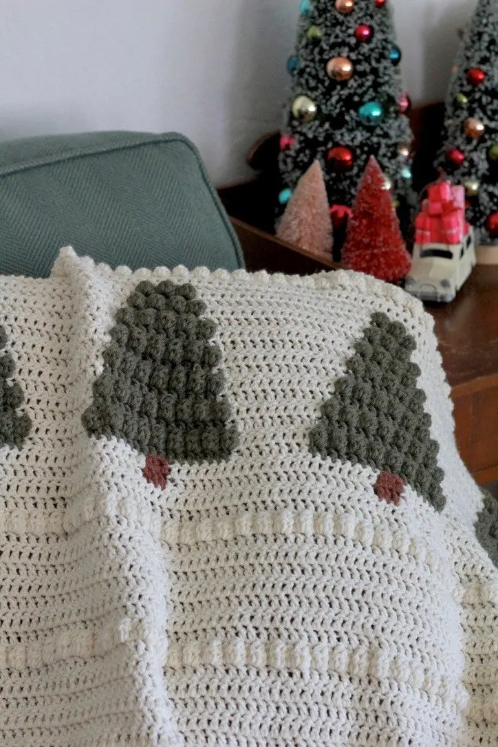 Crochet Kit - Bobble Forest Blanket 2