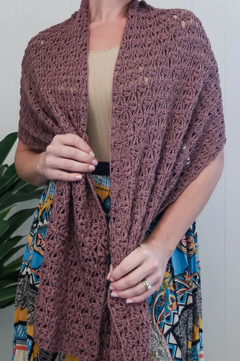 Crochet Kit - Bouquet Wrap 1