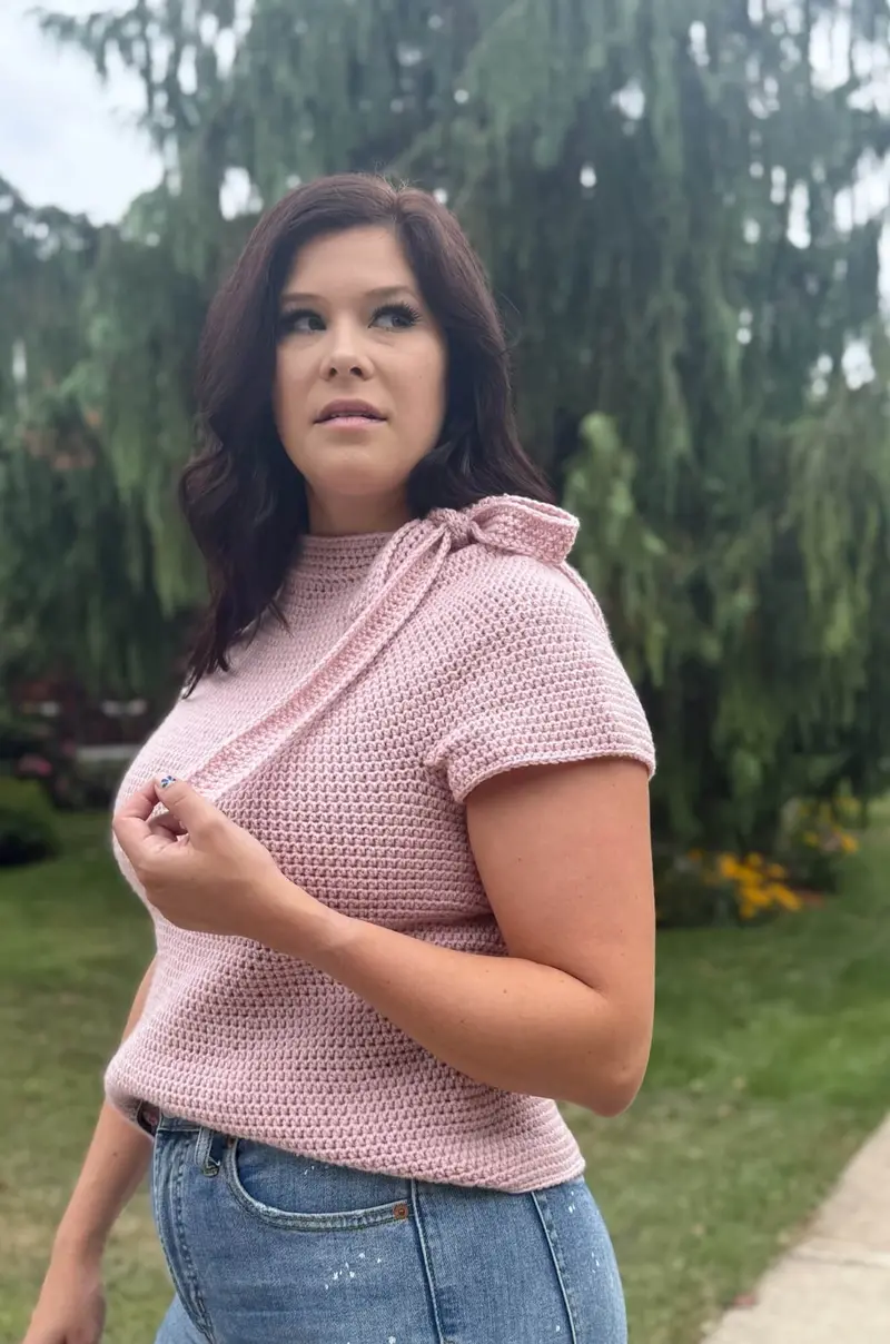 Crochet Kit - Bow Knot Top 2