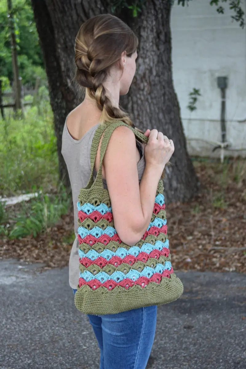 Crochet Kit - Box Stitch Market Bag 1