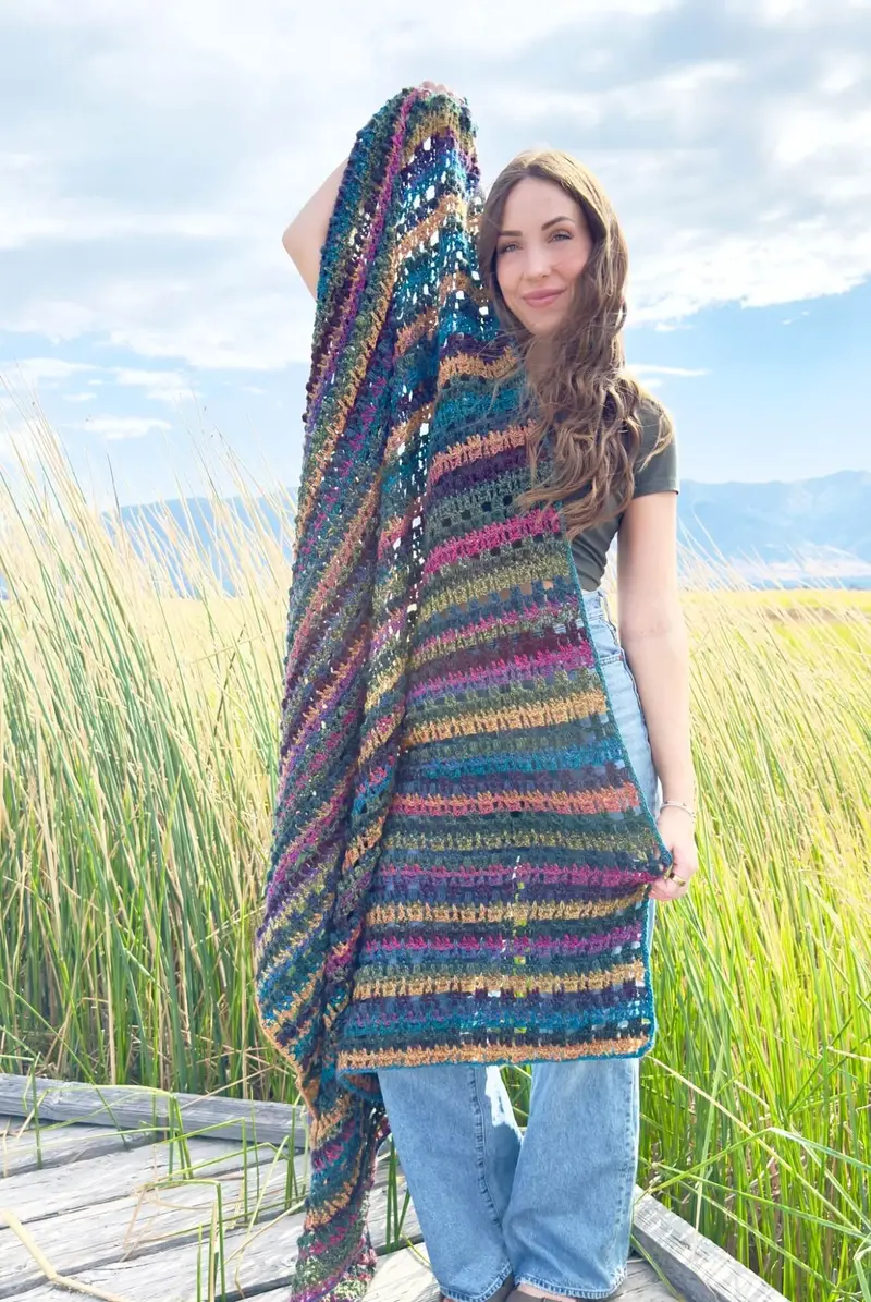 Crochet Kit - Boxy Blooms Blanket 2