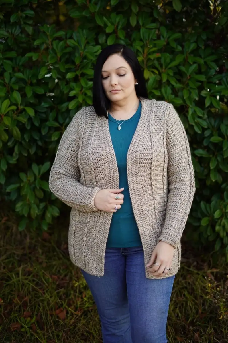 Crochet Kit - Braided With Love Jacket 1