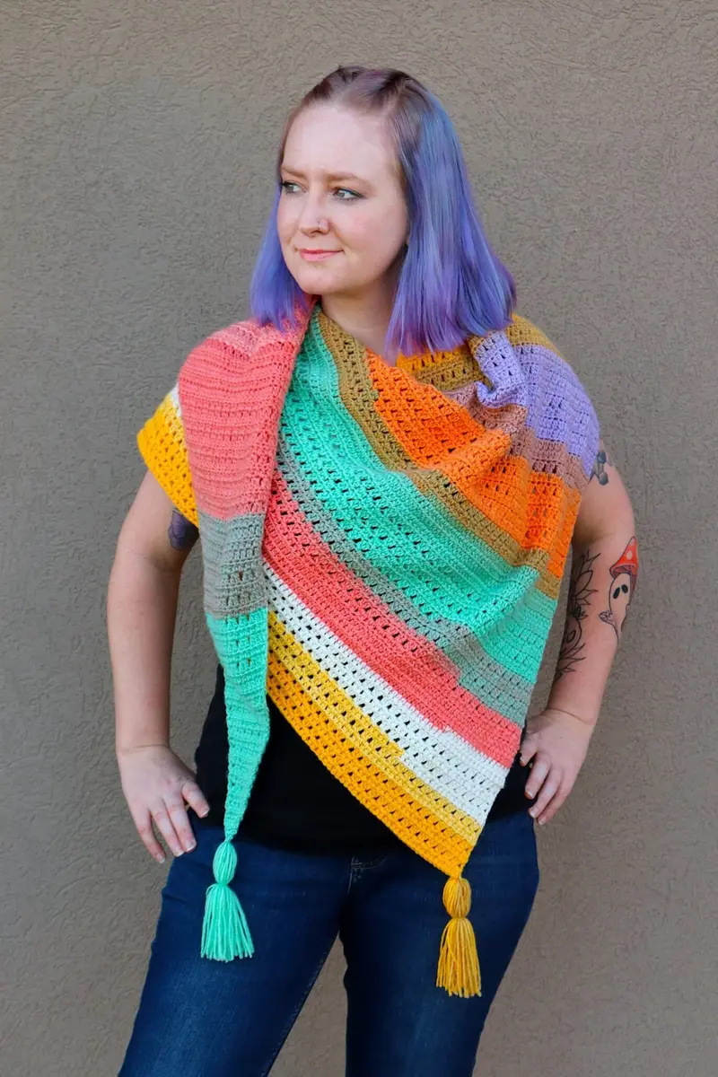 Crochet Kit - Brecken Shawl 1