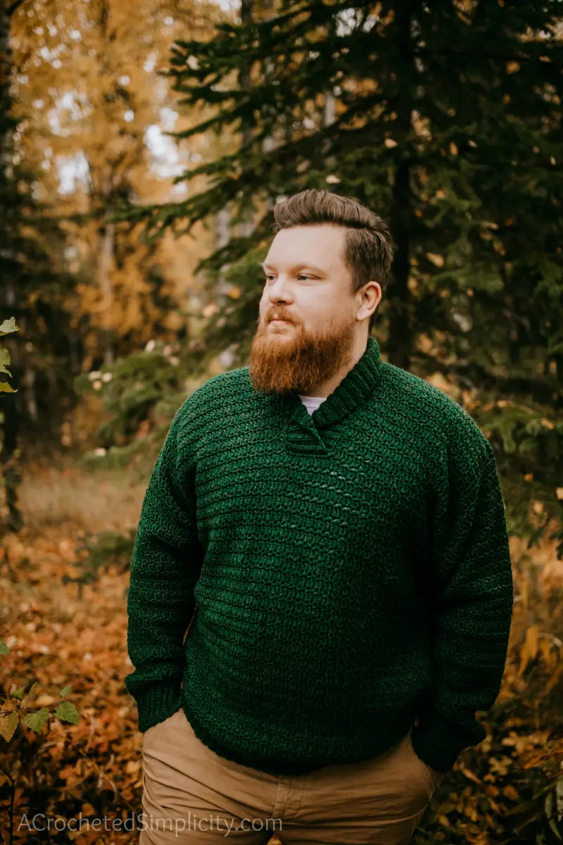 Crochet Kit - Brentwood Men’S Pullover 1