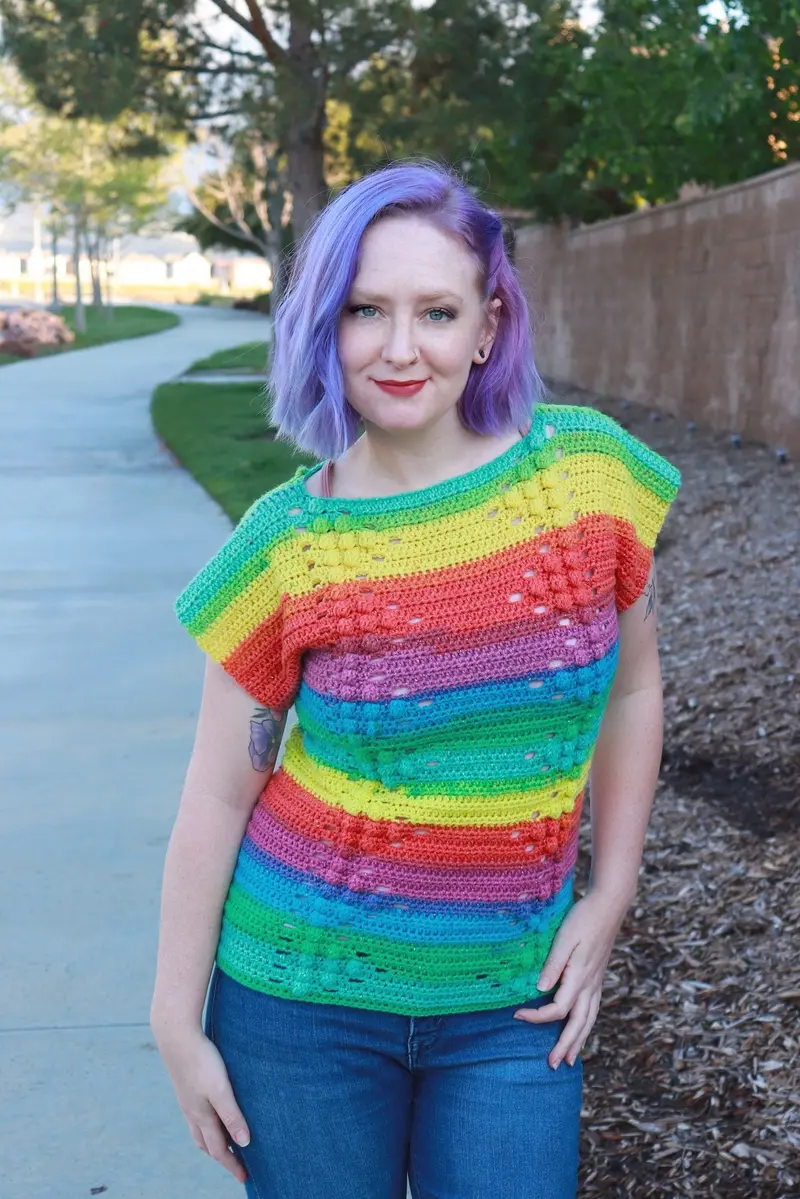 Crochet Kit - Bridget Bobble Shirt 1