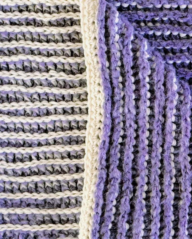 Crochet Kit - Brioche Blanket 2