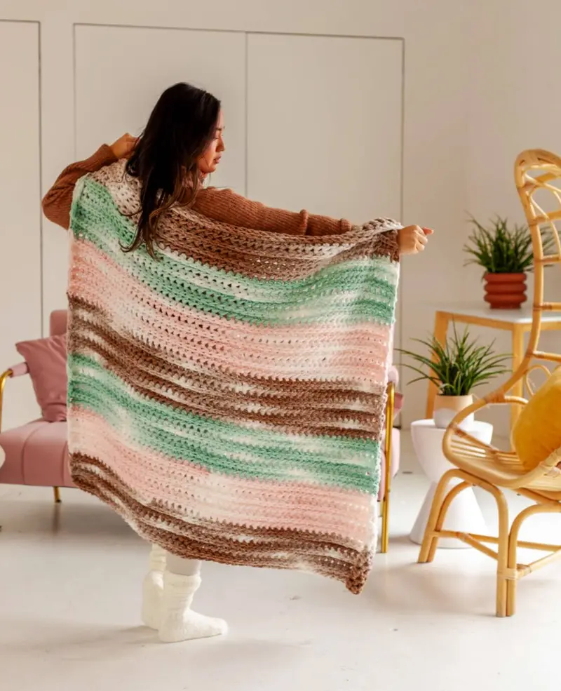 Crochet Kit - Buttercream Blanket 2