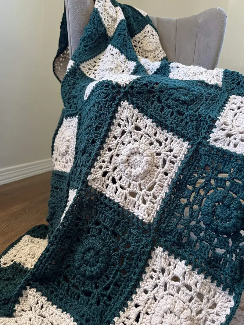Crochet Kit - Button Blanket 2
