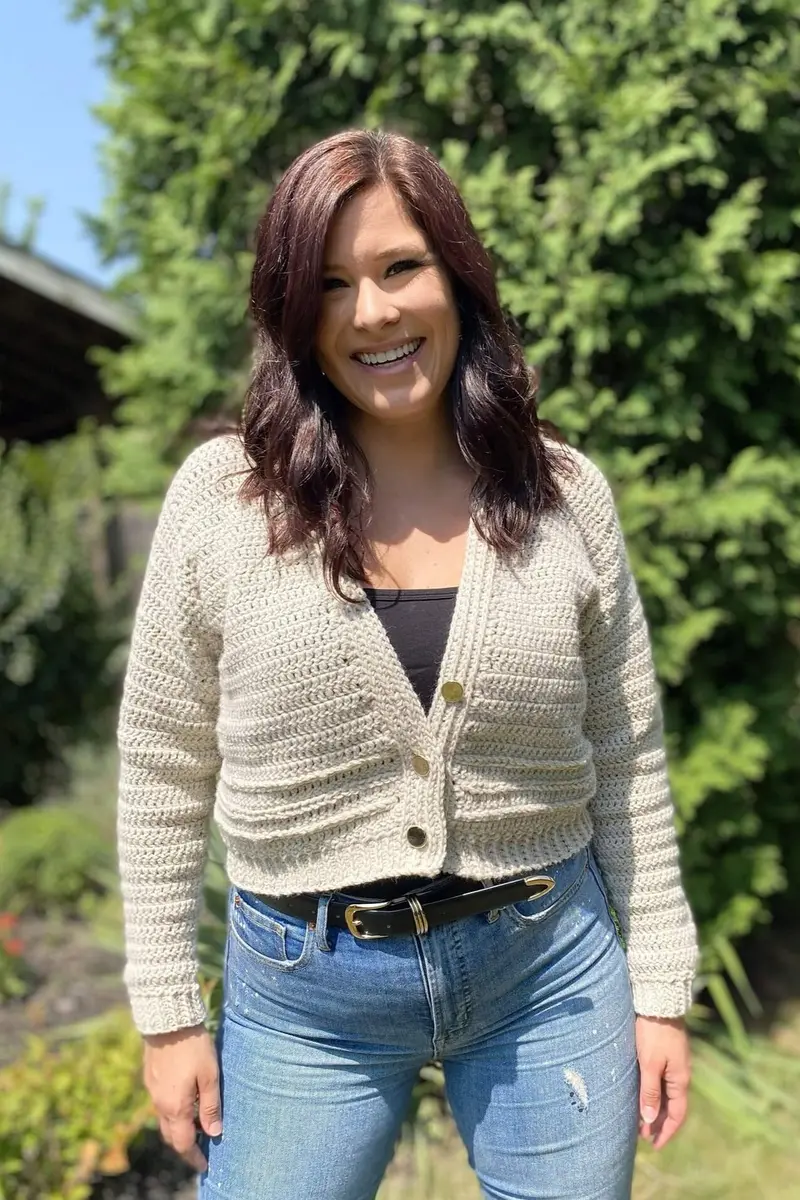Crochet Kit - Callie Crop Cardi 1