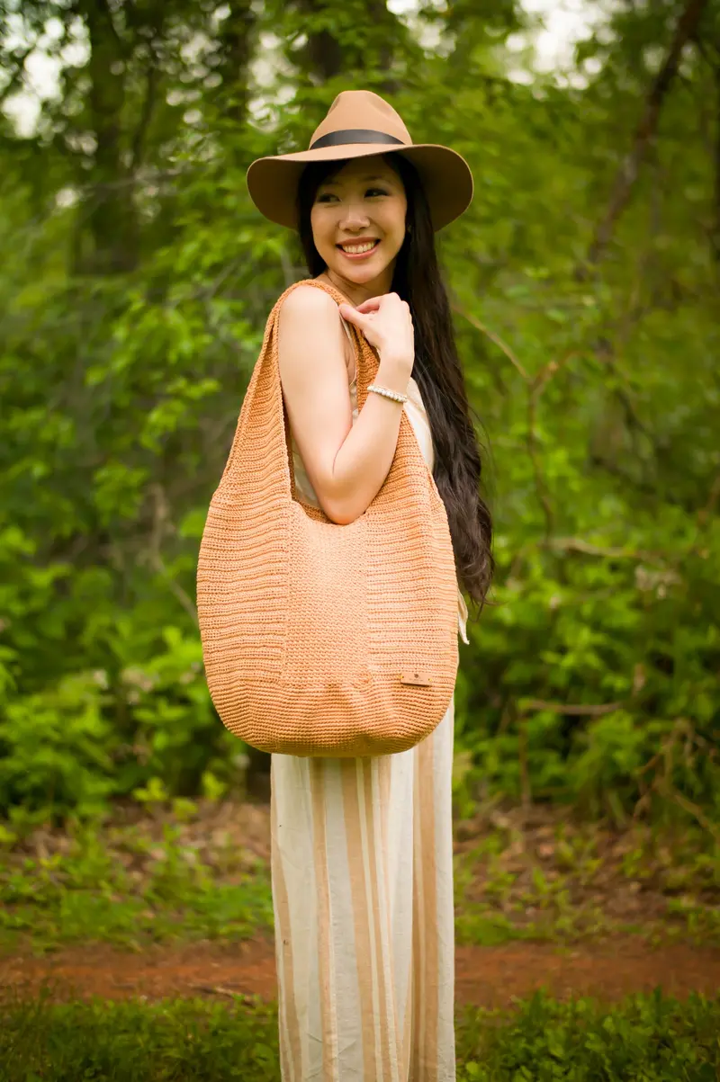 Crochet Kit - Camellia Tote Bag 1
