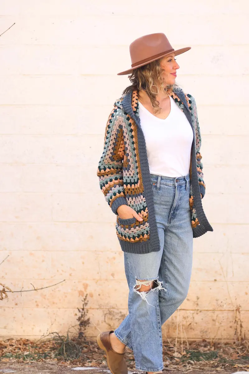 Crochet Kit - Campfire Cardigan 1