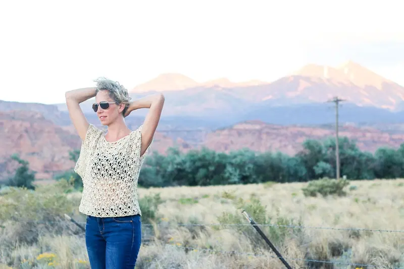 Crochet Kit - Canyonlands Boho Top 1