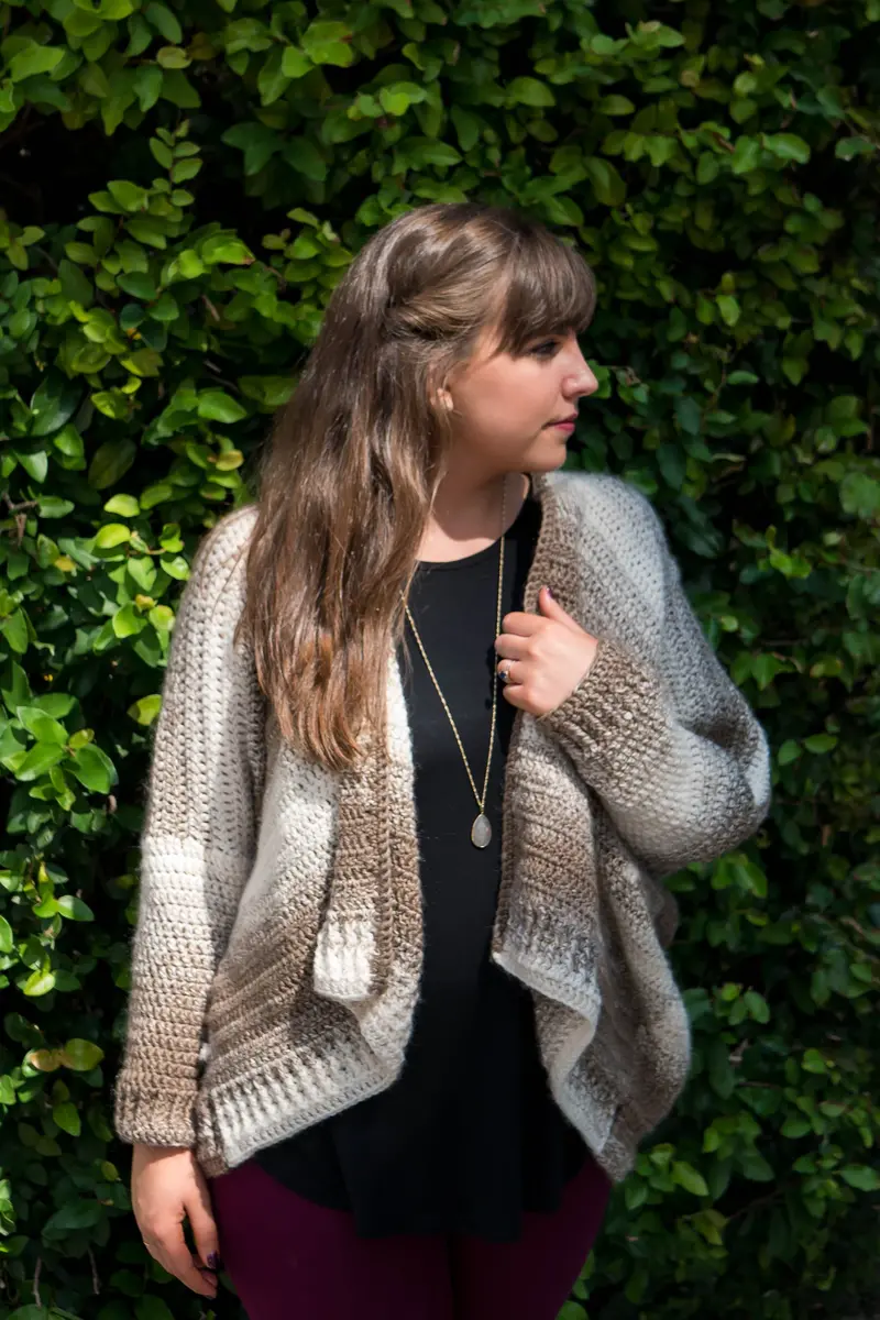 Crochet Kit - Cappuccino Cardigan 1