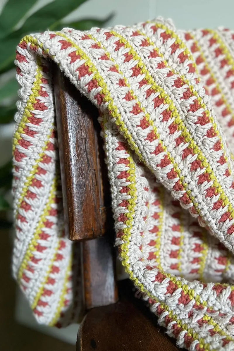 Crochet Kit - Caramel Stitch Blanket 1