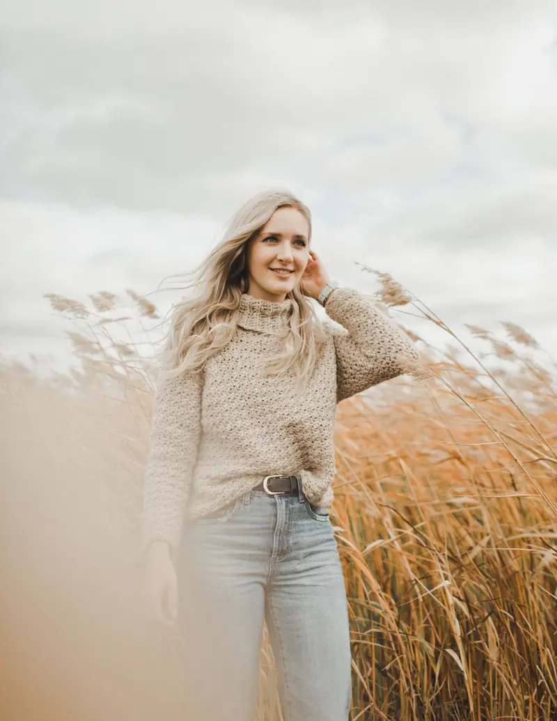 Crochet Kit - Chainette Turtleneck 2