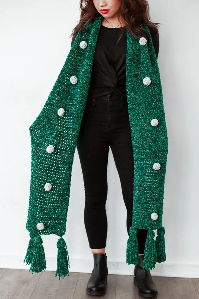 Crochet Kit - Chaos Emerald Scarf 1