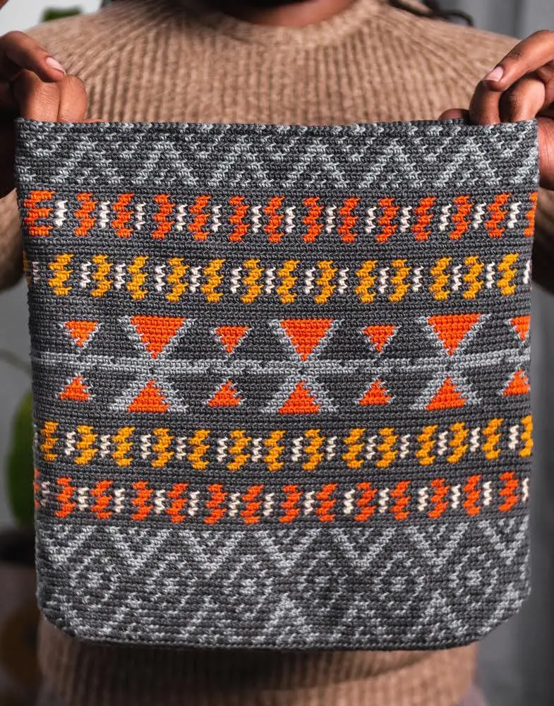 Crochet Kit - Charcoal Embers Bag 1