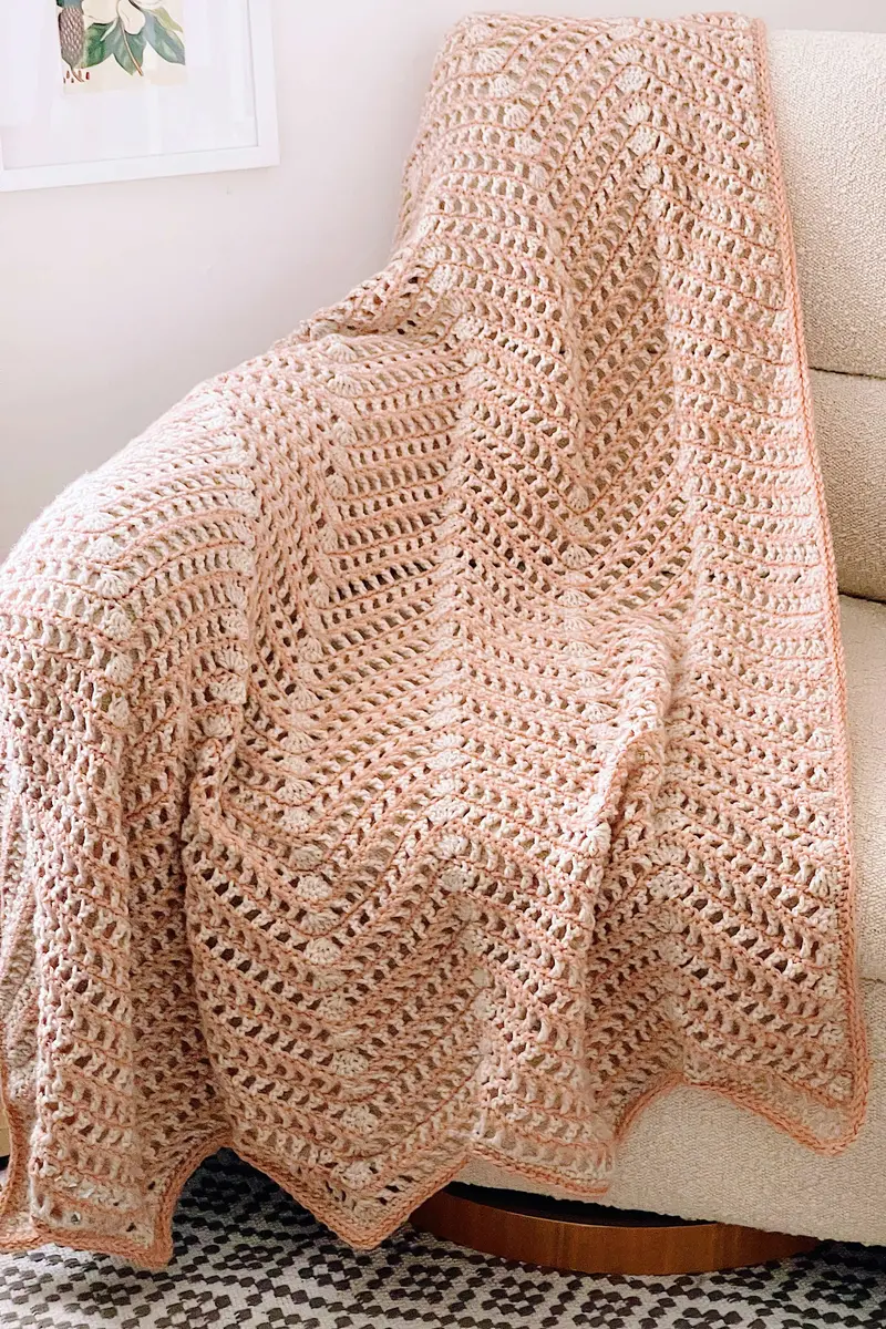 Crochet Kit - Chev Throw 1
