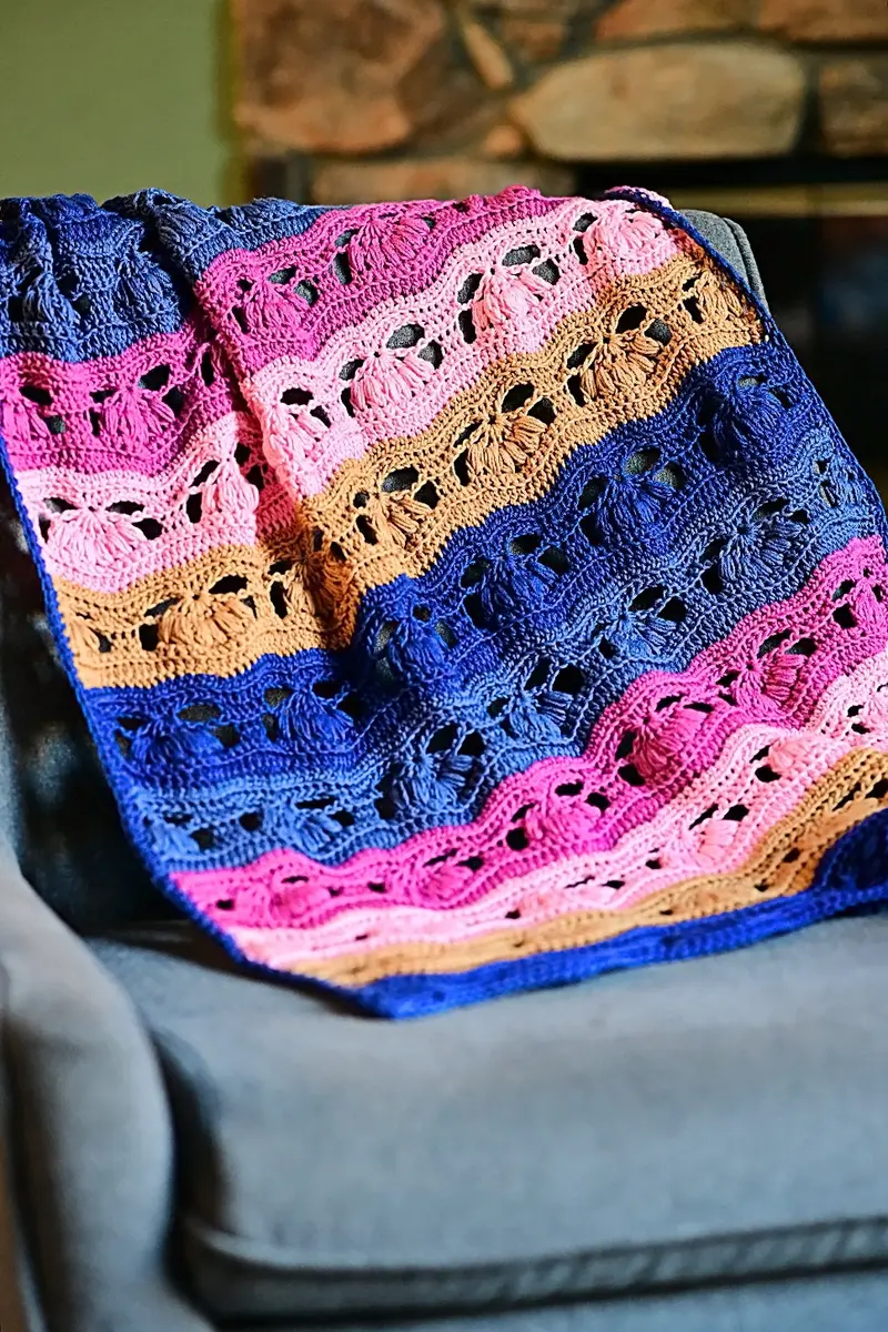 Crochet Kit - Chevron Baby Blankie 1