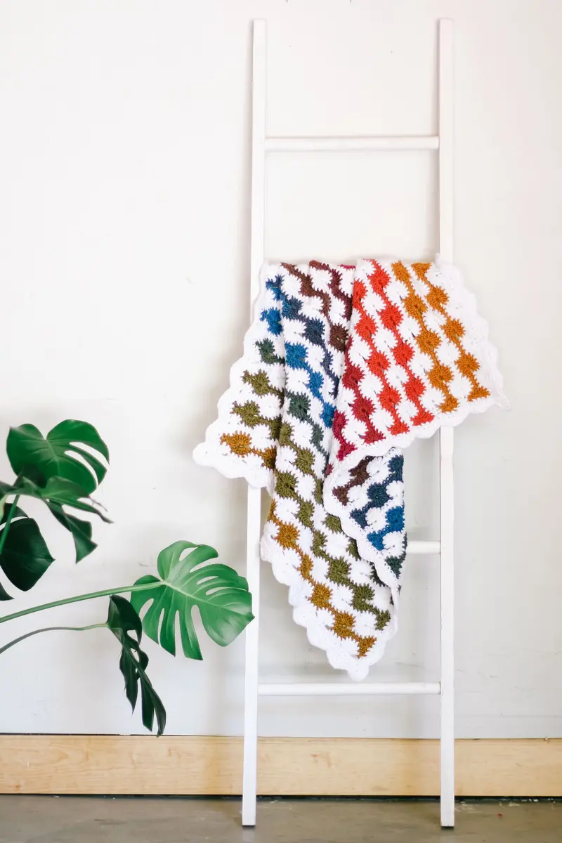 Crochet Kit - Chroma Stripes Blanket 1