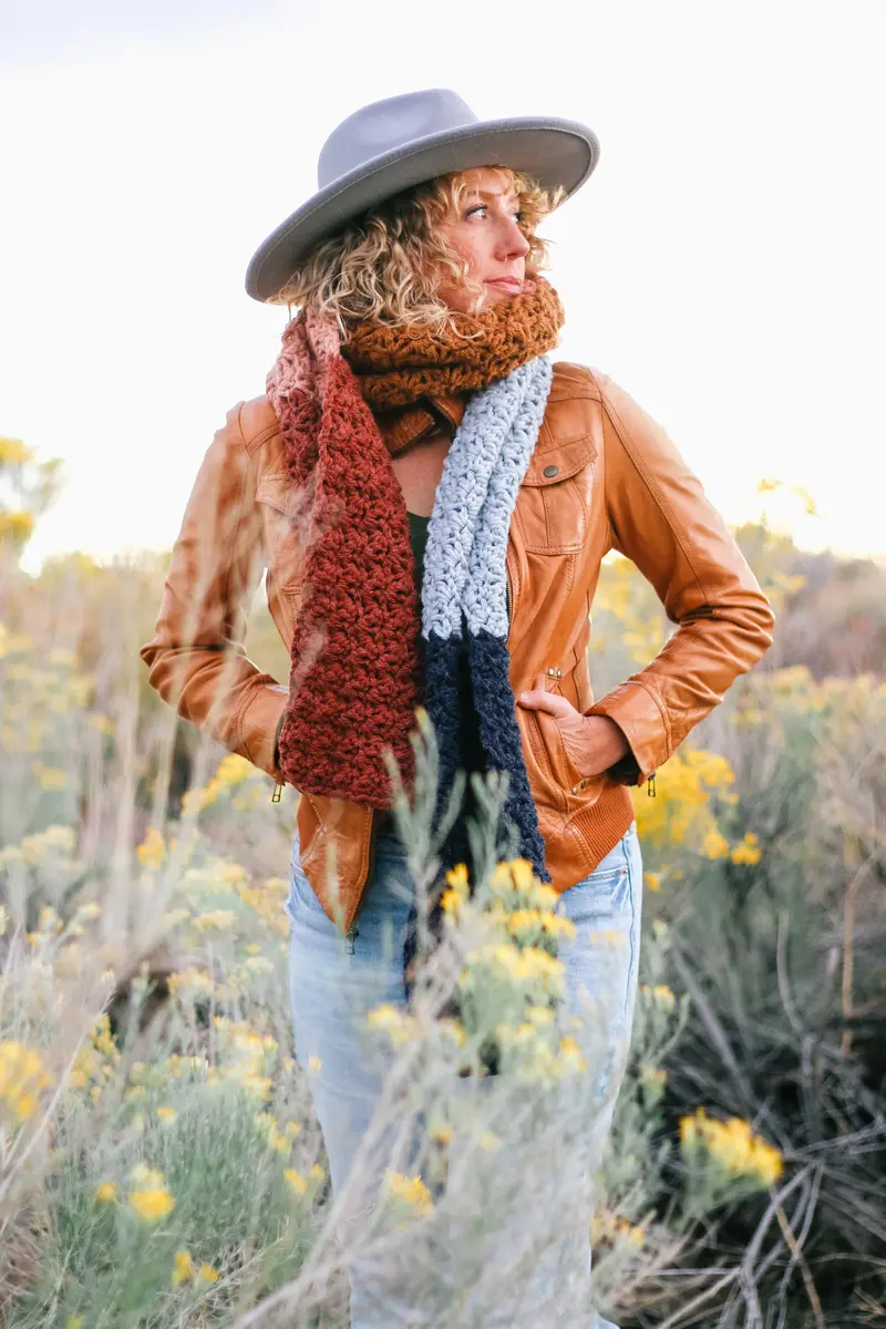 Crochet Kit - Cinque Scarf And Hat 1