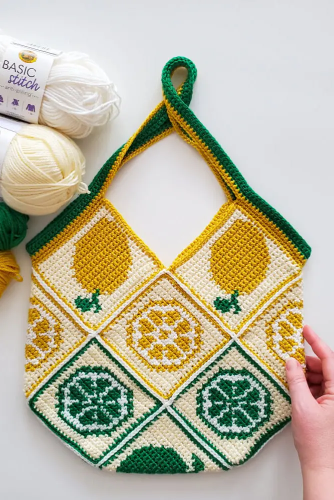Crochet Kit - Citrus Crush Bag 1