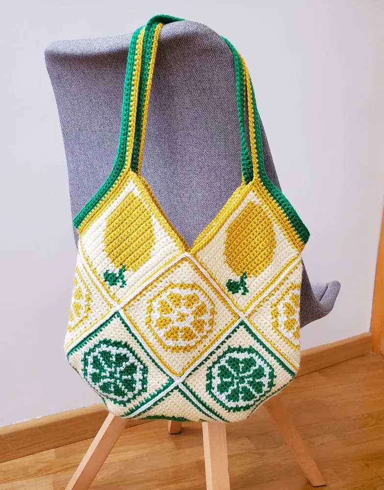 Crochet Kit - Citrus Crush Bag 2