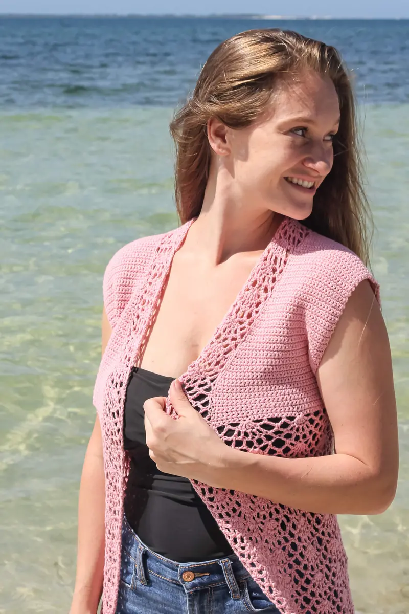 Crochet Kit - Classic Beach Cover Up 1