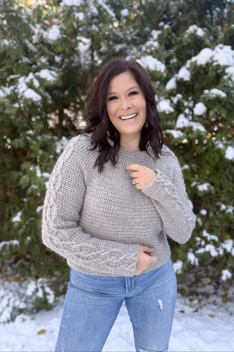 Crochet Kit - Classic Cable Crew 1