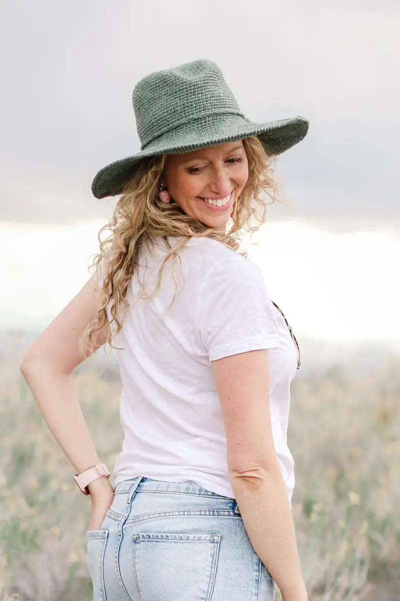 Crochet Kit - Cleo Fedora Sun Hat 2