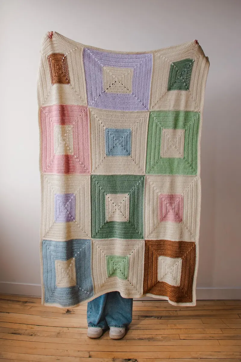 Crochet Kit - Coastal Retreat Throw 1