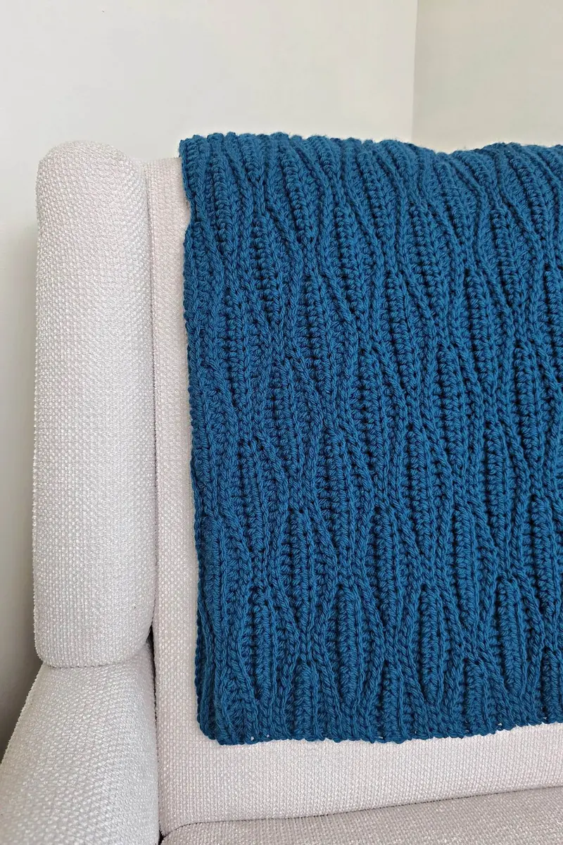 Crochet Kit - Coastal Waves Blanket 2