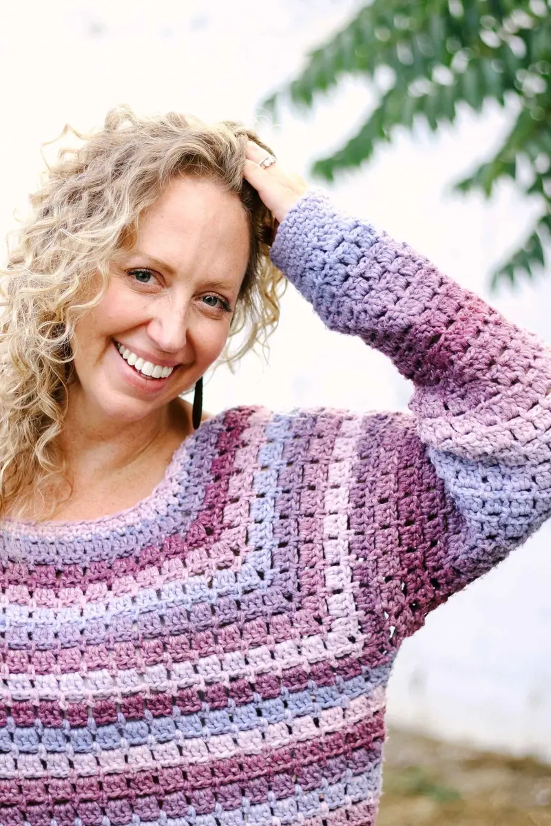 Crochet Kit - Cobblestone Raglan 2