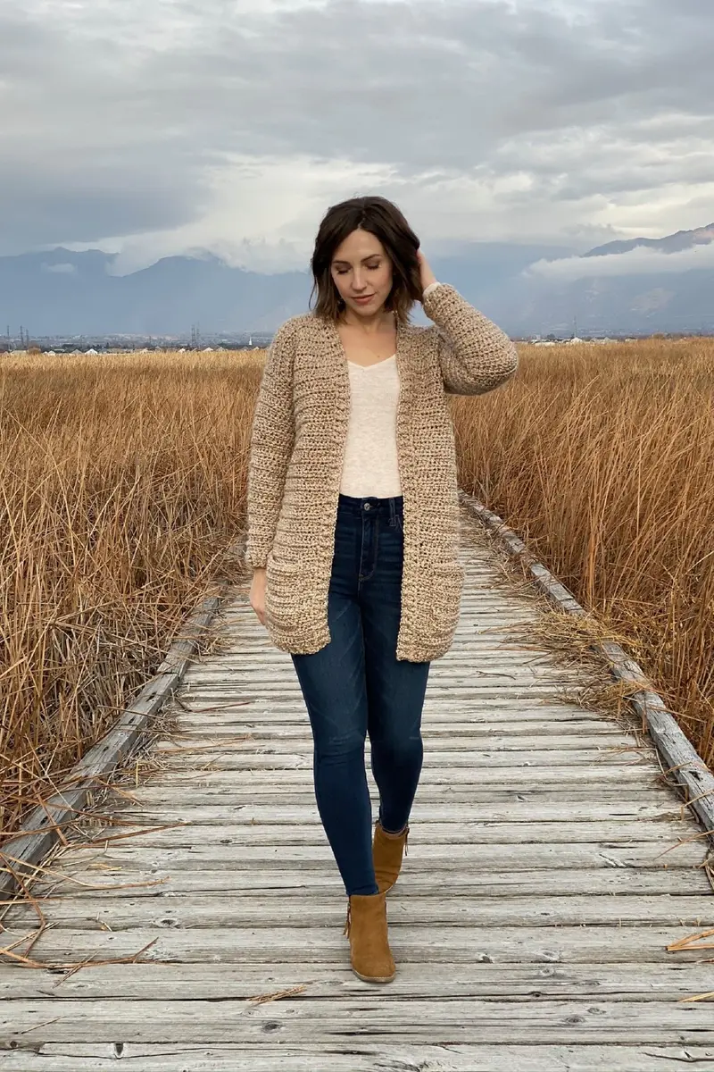 Crochet Kit - Coffee Shop Cardigan 1