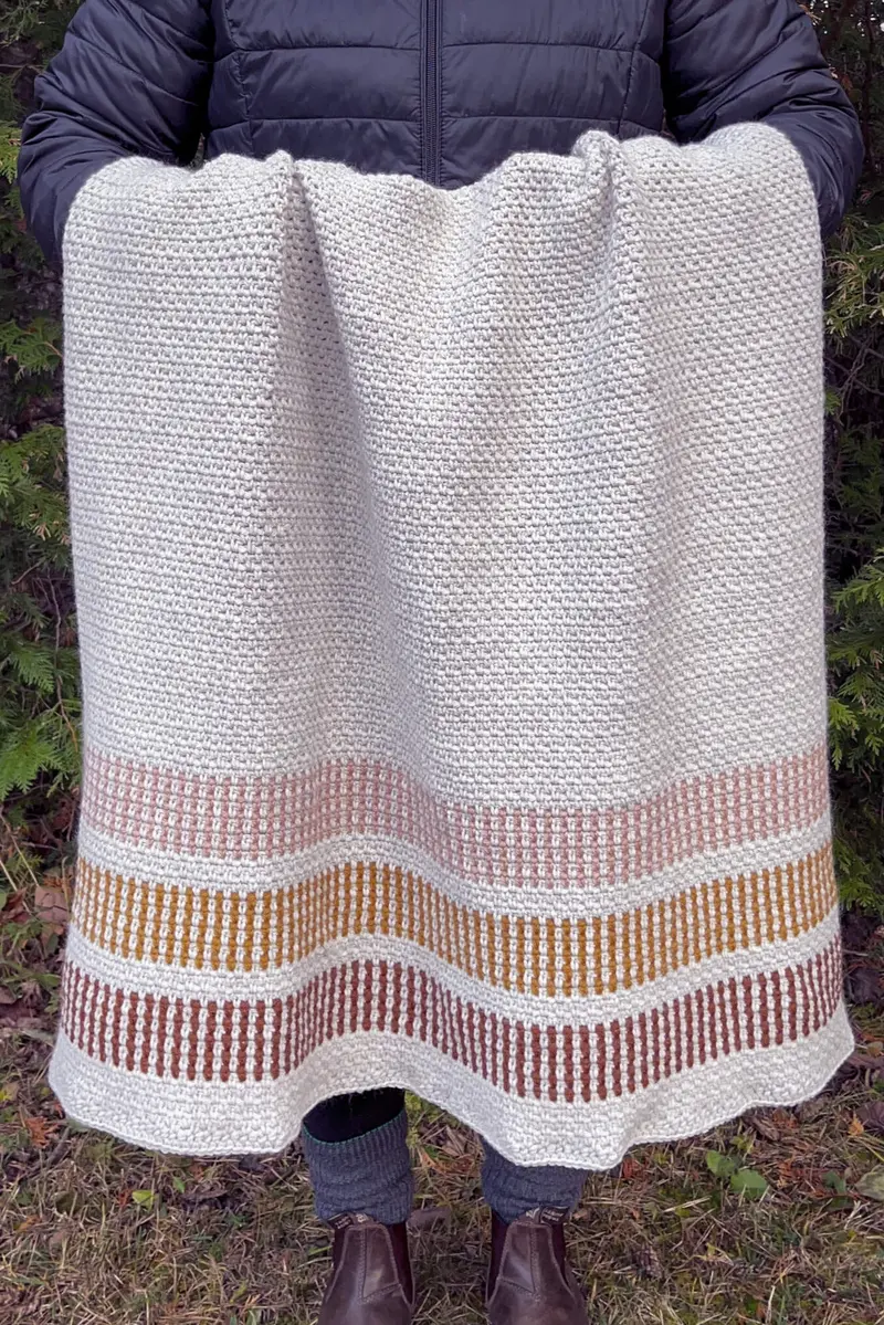 Crochet Kit - Color Crop Blanket 1