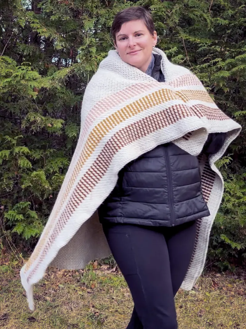 Crochet Kit - Color Crop Blanket 2