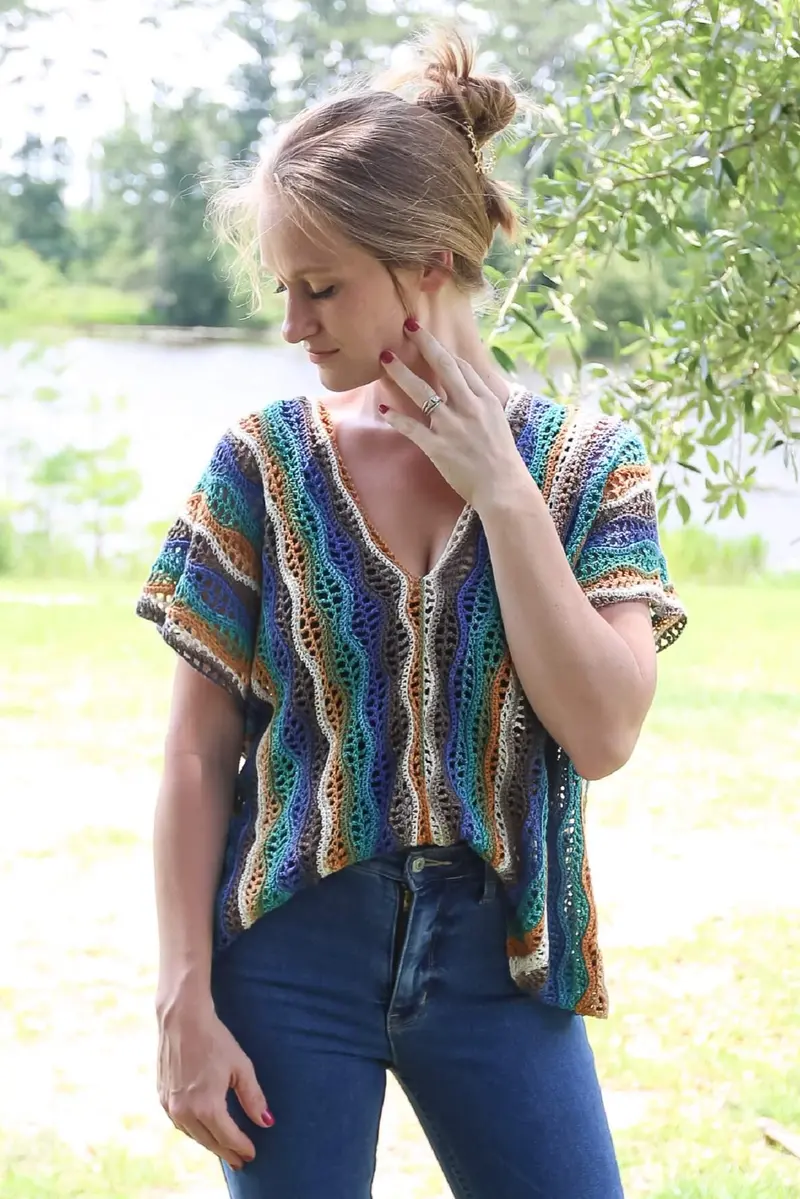 Crochet Kit - Country Sunset Top 1