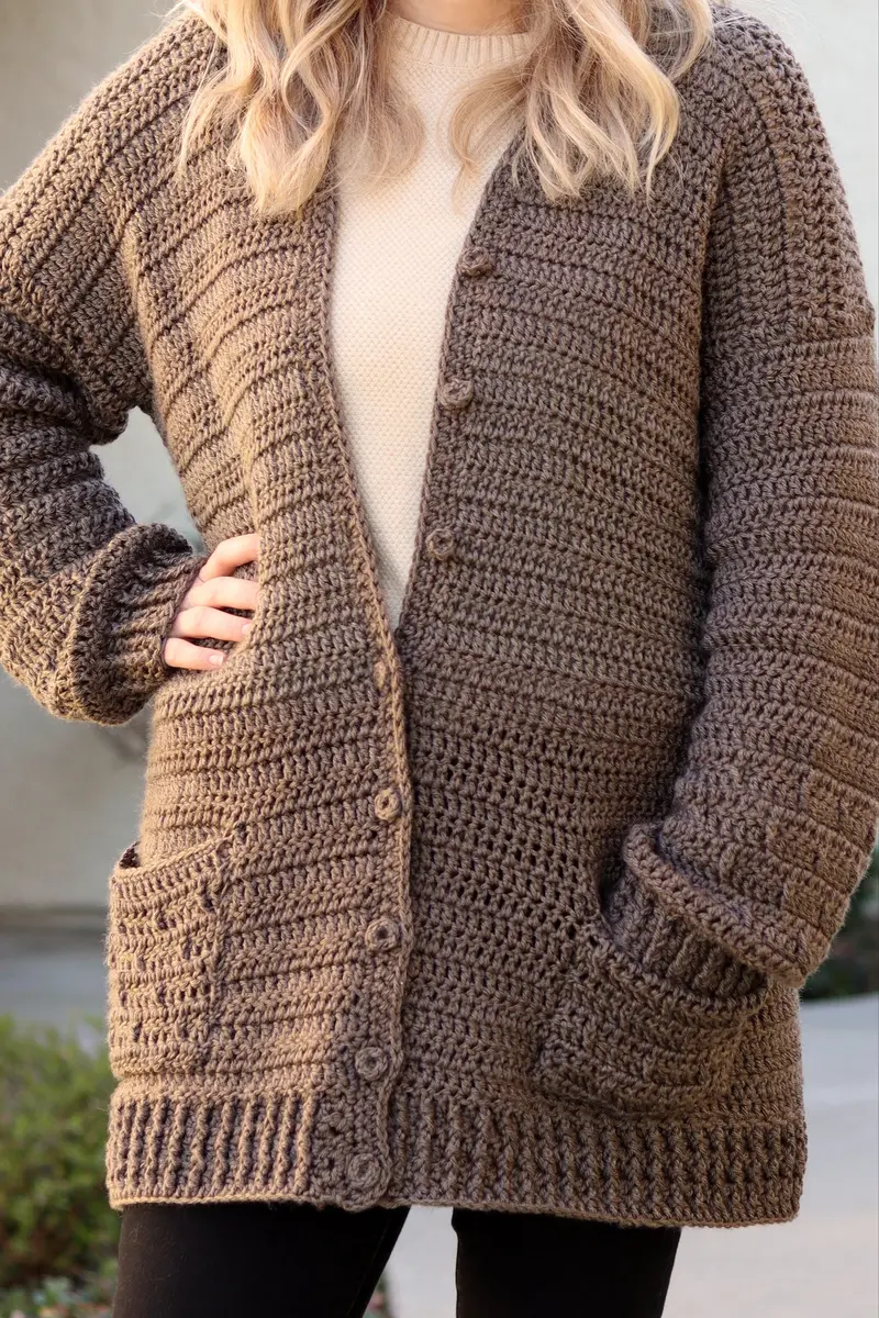 Crochet Kit - Crewe Cardigan 1