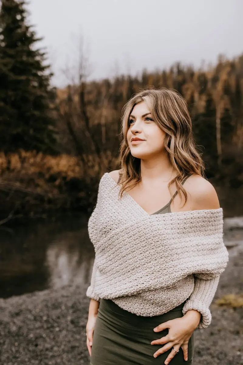 Crochet Kit - Crochet Sweater Scarf 1