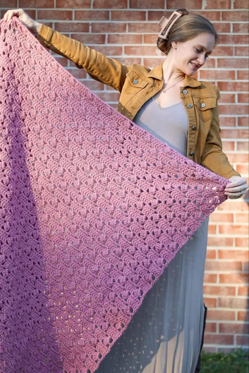 Crochet Kit - Crooked Clusters Blanket 1