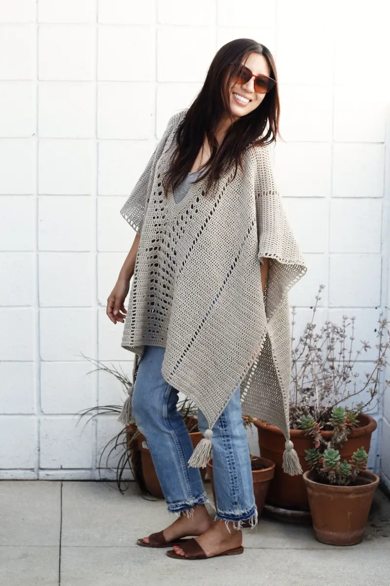 Crochet Kit - Cross Country Poncho 1