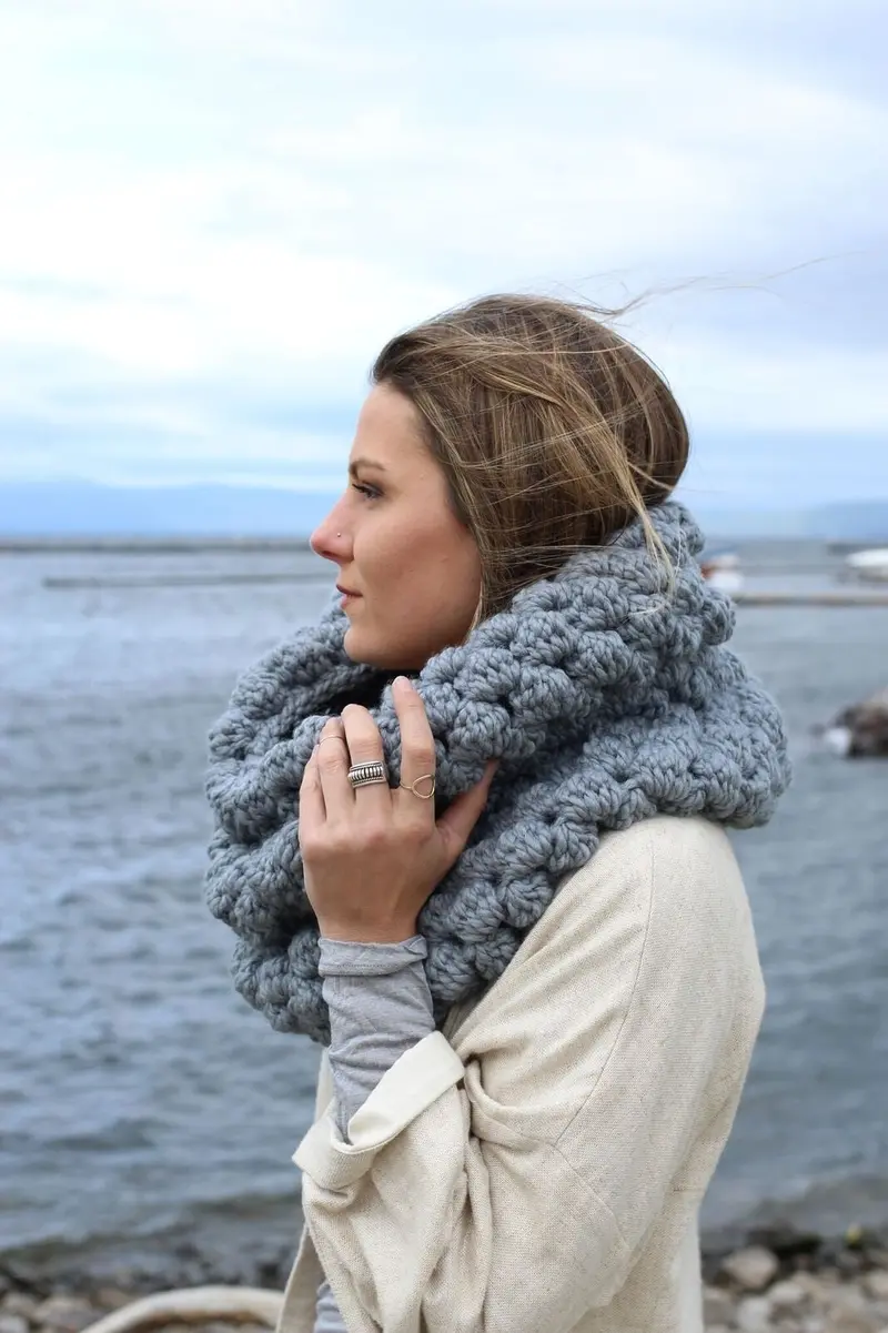 Crochet Kit - Cumulus Cowl 2