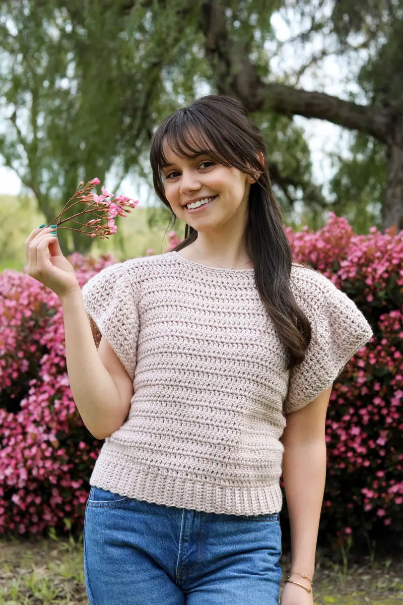 Crochet Kit - Dc Flutter Tee 1
