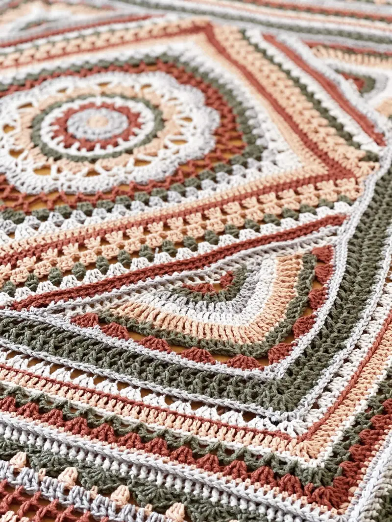 Crochet Kit - Desert Blossom Blanket 2